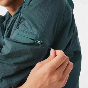 Versatile <b>Packable</b> Hooded Winter Windbreaker <b>Jacket</b> Quick Dry Breathable Street Style Travel Wear Front Logo - Product Image 5