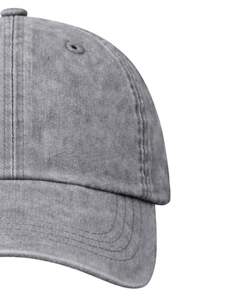 Casquette de baseball unisexe en coton gris acier délavé, unie, ajustable, décontractée, respirante, confortable, qualité supérieure - Product Image 3