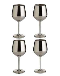 แก้วไวน์ค็อกเทลทรงโกเบลต์ สแตนเลสคุณภาพพรีเมียม ดีไซน์ทันสมัย ใช้งานได้ยาวนาน  รับสกรีนโลโก้ สีเงิน ขนาด 301-400 มล.  ลดราคาพิเศษ - Product Image 2