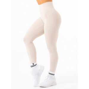 Prix d'usine OEM – Ensemble 2 pièces pour femme : Leggings et soutien-gorge – Nouveauté : Ensemble de sport respirant pour yoga et fitness - Product Image 4