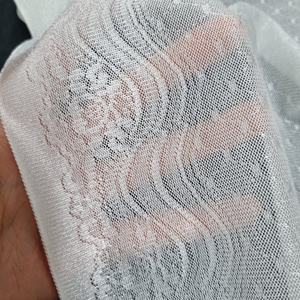 Tela de Encaje Elástica de 38 cm, Nailon y Spandex, Encaje Elástico Suave en Color Rosa Pastel para Lencería, Vestidos y Prendas de Vestir - Product Image 5