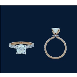 Anillo de Compromiso de Diamantes en Oferta para Mujer, Oro Sólido, Joyería para Propuesta de Matrimonio, Diseño Clásico Disponible al Mejor Precio - Product Image 5