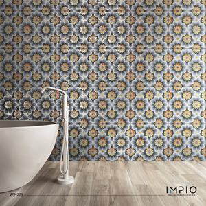 Carreaux de sol et de mur en porcelaine émaillée moderne de luxe 600x600mm, fonction de brique réfractaire de qualité exportée pour la décoration murale intérieure - Product Image 3