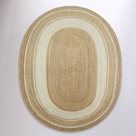 Tapis tressé en jute naturel fait main, personnalisable, antidérapant, multi-usages, très demandé - Product Image 4