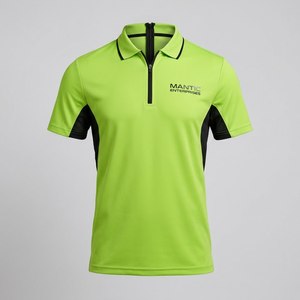 เสื้อเชิ้ตแขนสั้นผู้ชายผ้าปิเก้คอตตอน 100% ระบายอากาศ แห้งเร็ว สีพื้นเรียบ ติดกระดุม  แบบทางการ ปรับแต่งได้ เหมาะสำหรับกอล์ฟและกีฬา - Product Image 2