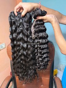 Wholesale Raw Indian Hair Bundles Vendors Virgin Cuticle Aligned Hair Weave Bundles Double Drawn <b>Cheap</b> Human Hair <b>Extension</b> - Product Image 3