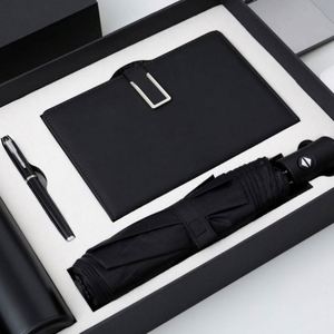 Hot Corporate <b>Box</b> Smart Thermos Cup Umbrella A5 Hardcover Notebook Custom Logo Meeting Items Luxury Business Gift Set - Product Image 3
