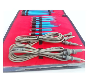 Kit de Pinzas Bipolares Reutilizables Azules de Acero Inoxidable con Varias Puntas y Cables, Instrumento Quirúrgico Manual Antiadherente con 1 Año de Garantía - Product Image 4