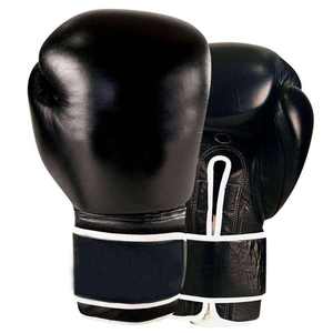 Gants de combat en PU, gants de boxe en cuir artificiel de qualité supérieure, sangle de poignet réglable pour la fermeture, rembourrage absorbant les chocs - Product Image 4