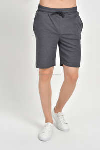 Pantalones cortos de gimnasio de lana de felpa de alta calidad para hombre, traje de jogging de verano personalizado con decoración de patrón, estilo informal - Product Image 2