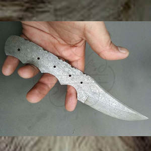 Lote de 3 piezas de hojas en bruto de Damasco forjadas a mano personalizadas - Product Image 2