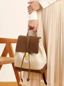 Mochila de cuero para mujer 2026, nuevo diseño, logotipo personalizado, bolso de moda, mochila de piel de vaca - Product Image 6