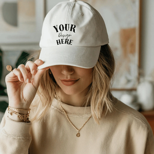 Casquette de baseball personnalisée avec broderie 3D 5/6, en sergé de coton respirant et imperméable, style Dad Hat non structuré, avec dessous de visière contrastant, sportive et à fermeture snapback - Product Image 4