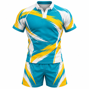OEM Suppliers Rugby Shirts Uniforms and Shorts <b>Cheap</b> <b>Football</b> Wear Custom Rugby Jersey for Sale Customized - Product Image 5