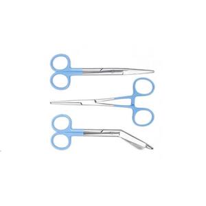 Ensemble de ciseaux médicaux colorés et de pinces Kelly en acier inoxydable, outils de coupe de bandages pour infirmières, chirurgie générale, manuels et réutilisables - Product Image 5