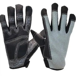Gants de mécanicien en cuir personnalisés, antidérapants, anti-vibrations, pour la sécurité des mécaniciens, protection des mains et des bras - Product Image 1
