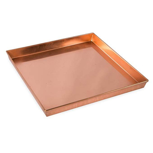 Handmade Copper Hammered Food Serving <b>Tray</b> Rectangular Shape For Home Kitchenware Tabletop <b>Snacks</b> & Drinks Serving <b>Trays</b> - Product Image 5