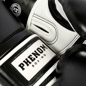 Brand New Phenom Sparring Boxing Gloves - Black <b>White</b> Manufacturer Custom Professional <b>High</b> Quality <b>Leather</b> Boxing Gloves - Product Image 3