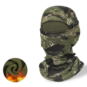 Cagoule tactique d'hiver personnalisée camouflage, masque facial intégral avec doublure polaire thermique, couvre-chef pour ski et snowboard, équipement d'extérieur, capuche - Product Image 2
