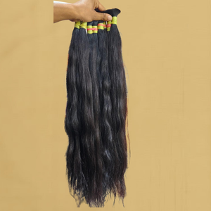 Comprar Cabello Humano Virgen Indio a Granel, Remy Crudo, Doble Trama a Máquina, Ondulado Profundo Suelto, 16 Pulgadas, Paquetes de Cabello Natural, Todos los Colores, OEM - Product Image 1