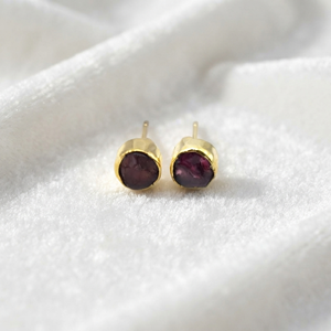Wholesale Ratnarachit Minimalist Gold Plated Aqua Chalcedony Gemstone Wire Wrapped Stud <b>Earrings</b> Elegant <b>Fine</b> Jewelry for Women - Product Image 2
