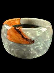 Tazón de Resina y Madera de Lujo, Ecológico, Lavable, Hecho a Mano, Moderno, Estilo Costero, Centro de Mesa Decorativo y Elegante para el Hogar y la Cocina - Product Image 2