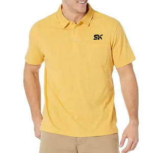 Camisetas Polo Básicas Lisas para Hombre de Primera Calidad al por Mayor, Ajuste Delgado, Transpirables, de Secado Rápido, Hechas en Pakistán - Product Image 1