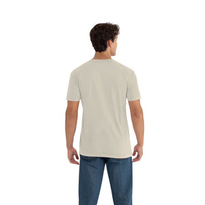 เสื้อยืดเจอร์ซีส์ คลาสสิคส์ – เสื้อยืดคอตตอน 100% ผ่านการซักก่อนจัดส่ง เนื้อผ้านุ่ม ใส่ได้ทั้งชายและหญิง เหมาะสำหรับการสกรีนและสร้างแบรนด์ เสื้อยืดคอตตอนพรีเมียมเนื้อนุ่ม สีทราย - Product Image 2