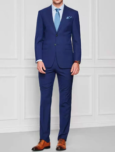 ชุดสูทเบลเซอร์ผู้ชายคุณภาพสูงสำหรับธุรกิจ ตัดเย็บตามสั่ง ระบายอากาศได้ดี กันยับ กันหด ผลิตจากผ้าสแปนเด็กซ์/ไนลอนถัก คอวี - Product Image 5