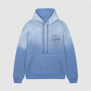 เสื้อมีฮู้ดแฟชั่นใหม่สำหรับผู้ชายเสื้อสเวตเตอร์ยูนิเซ็กส์แบบไล่ระดับสีคุณภาพสูงสำหรับผู้หญิงเสื้อผ้าฝ้ายปักโลโก้แบบกำหนดเอง - Product Image 5