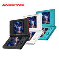 Console de jeu vidéo Anbernic RG DS au design classique, double écran avec système Android 14, 128 Go, console de jeu rétro portable, prise en charge tactile