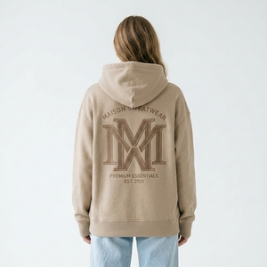 Sudadera con Capucha Personalizada para Mujer, Estilo Urbano, 100% Algodón, Interior Cepillado, con Cordón Ajustable, Lista para Enviar, Directo de Fábrica - Product Image 2