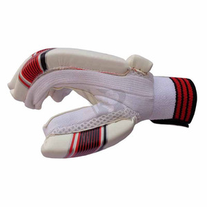 Guantes de Bateo de Cricket de la Mejor Calidad, Duraderos y Transpirables, de Cuero, con Cierre de Hebilla Ambidiestro, Personalizables, a Bajo Precio, de Pakistán - Product Image 4