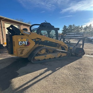 Good Quality Diesel for Skid Steer Front Loader Compact Loader with <b>Mulcher</b> Attachment and Pump Available in Stock - Product Image 4