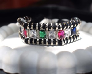 Handcrafted Multi Gemstone <b>Bracelet</b> <b>Adjustable</b> For Men & Women - Product Image 1
