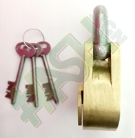 40 ans de garantie Cadenas personnalisés OEM en laiton 100%/Cadenas de style antique/Cadenas de prison d'Alcatraz avec 3 clés principales