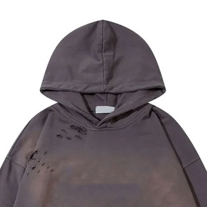 Sudadera con Capucha y Cremallera para Hombre, con Logotipo Personalizado Bordado en la Parte Delantera, 100% Algodón Felpa, 500g, Transpirable y Ecológica - Product Image 3