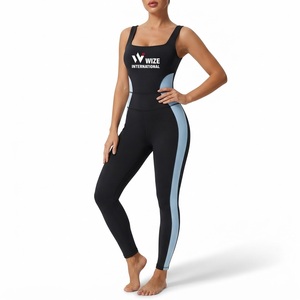 Mono Deportivo de Cintura Alta con Cremallera y Capucha para Mujer, Mono de Yoga de Cuerpo Entero, Mono de Yoga Ecológico de Alta Calidad - Product Image 1