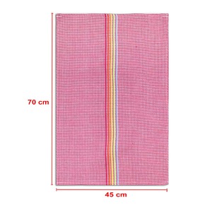 100% Cotton <b>Striped</b> Promotional Kitchen <b>Towels</b> with Waffle Pattern Soft Fabric Customizable Colors Kitchen <b>Towel</b> at Best price. - Product Image 5