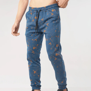 Men's Premium Splatter Print Jogger Pants Custom Tie Dye Cotton Casual <b>Trousers</b> High Quality Streetwear Wholesale Manufacturer - Product Image 2