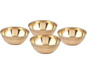 Modern Kitchen Serveware Metal Ice Cream <b>Bowl</b> With Spoon Stainless Steel Dessert Cup - Product Image 1
