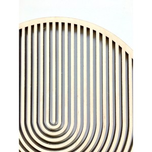 Assured Quality Classic <b>Round</b> Wooden Trivet 400mm Eco-Friendly Non-Slip Mats & Pads - Product Image 4