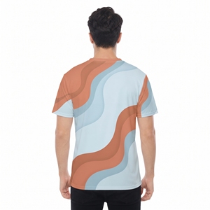 เสื้อยืดผู้ชายผ้าคอตตอนผสม พิมพ์ลายกราฟิก สไตล์ลำลอง แขนสั้น แฟชั่นสำหรับใส่ทุกวัน ขายส่งเสื้อผ้า - Product Image 6