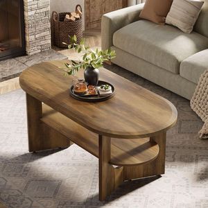 Mesa de Centro de Madera Versátil, Apta para Hogares Rústicos Modernos, con una Construcción Resistente y un Acabado Elegante - Product Image 4