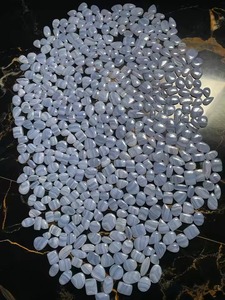 Lot en gros de cabochons de pierres précieuses en agate bleue naturelle de qualité supérieure, taille libre, pour bijoux de guérison, décoration intérieure et cadeaux - Product Image 3