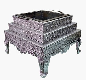 Hawankund de Aluminio de Lujo Tradicional Hecho a Mano para Ceremonias Profesionales de Pooja, Rituales de Boda, Uso en Interiores y Exteriores, Rápido - Product Image 2