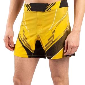 Good Quality Unisex MMA Boxing <b>Grappling</b> Shorts with Custom Logo Printing Breathable 100% Polyester Fabric for Sports Training - Product Image 2