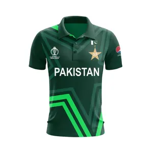 Magliette 2024 della coppa del mondo di Cricket design personalizzati per il Pakistan India Australia USA e altro (2023 modelli disponibili)