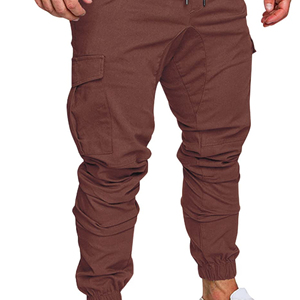 Pantalones Cargo Personalizados para Hombre, Pantalones Utilitarios con Múltiples Bolsillos, Ropa Casual de Calle, Venta al por Mayor, OEM, ODM, Marca Privada - Product Image 5