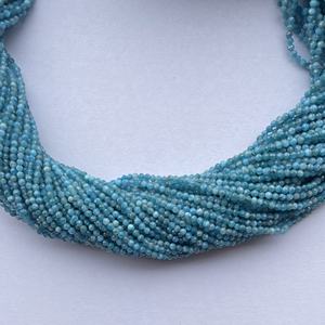 ลูกปัดอพาไทต์นีออนธรรมชาติขนาด 2 มม. 3 มม. ทรงกลมเจียระไนละเอียด จากผู้ผลิตในอินเดีย ราคาโรงงานขายส่ง - Product Image 5